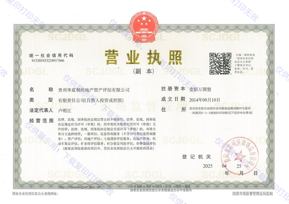 營(yíng)業(yè)執(zhí)照（副本）